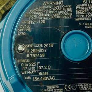 United Electric Control B121-120 XY450